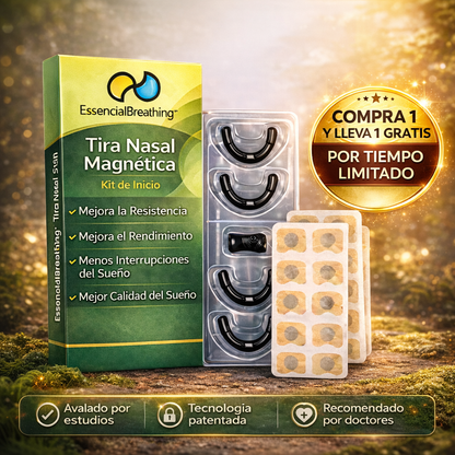 Tiras Nasales Magnéticas EssencialBreathing™